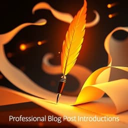Free AI Professional Blog Post Introduction Generator icon