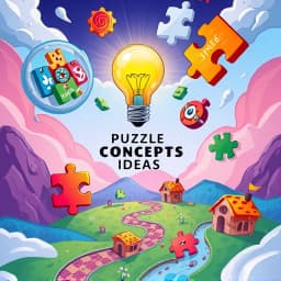 Free AI Virtual Puzzle Game Ideas Generator icon