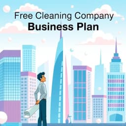 Free Cleaning Company Business Plan icon