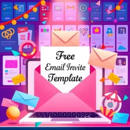 Free Email Invite Template icon