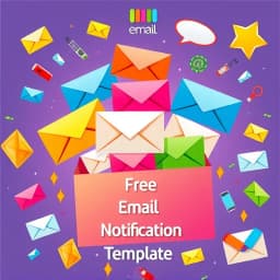 Free Email Notification Template icon