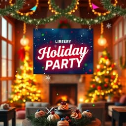 Free Holiday Party Email Template icon