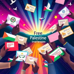 Free Palestine Email Template icon