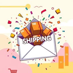 Free Shipping Email Template icon