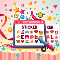 Free Sticker Email Template icon