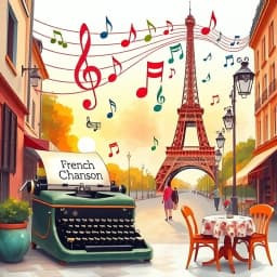 French Chanson Song Lyrics Generator icon