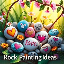 Friendship Rock Painting Ideas icon