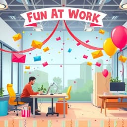 Fun At Work Email Template icon