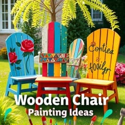 Funky Wooden Chair Painting Ideas icon