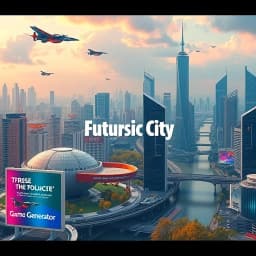 Futuristic City Game Generator icon