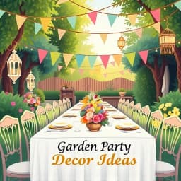 Garden Party Decor Ideas icon