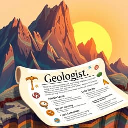 Geologist Resume Generator icon