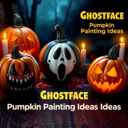Ghostface Pumpkin Painting Ideas icon