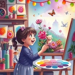 Girl Painting Ideas icon