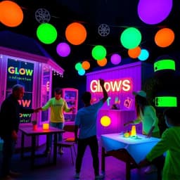 Glow in the Dark Party Ideas icon
