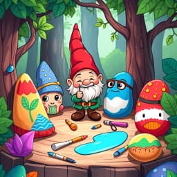 Gnome Rock Painting Ideas icon