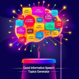 Good Informative Speech Topics Generator icon