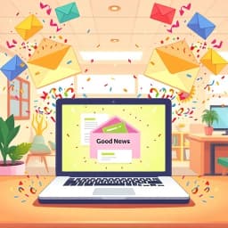 Good News Announcement Email Generator icon