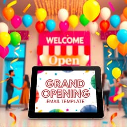 Grand Opening Email Template icon