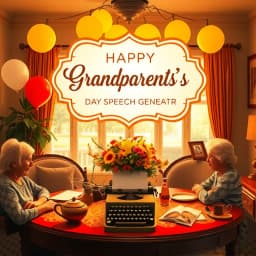 Grandparents Day Speech Generator icon