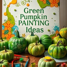 Green Pumpkin Painting Ideas icon