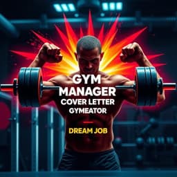 Gym Manager Cover Letter Generator icon