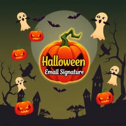 Halloween Email Signature Template icon