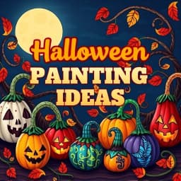 Halloween Gourd Painting Ideas icon