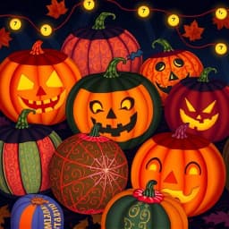 Halloween Painting Pumpkin Ideas icon