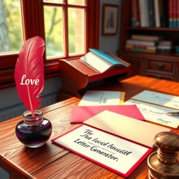 Handwritten Letter Generator Free icon