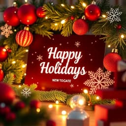 Happy Holidays HTML Email Template icon