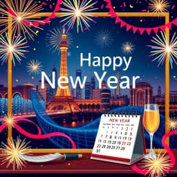 Happy New Year Client Email Template icon