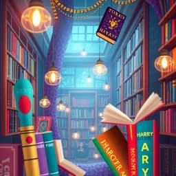 Harry Book Cover Generator icon