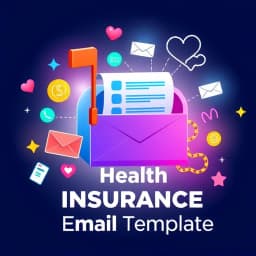 Health Insurance Email Template icon