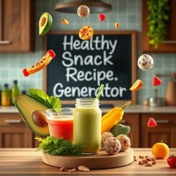 Healthy Snack Recipe Generator icon