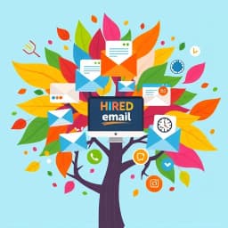 Hired Email Template icon