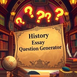 History Essay Question Generator icon