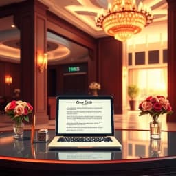 Hotel Manager Cover Letter Generator icon