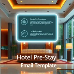 Hotel Pre Stay Email Template icon