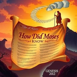 How Did Moses Know What to Write in Genesis icon