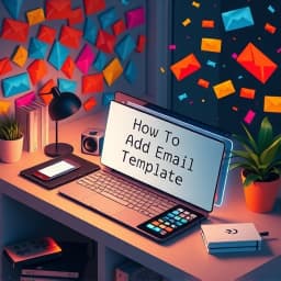 How to Add Email Template icon