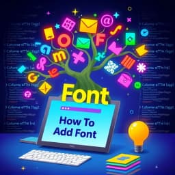 How to Add Font in HTML Email Template icon