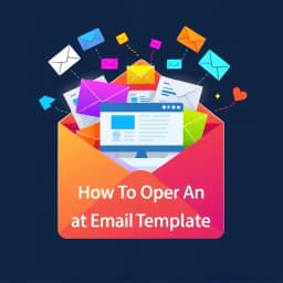 How to Open an Email Template icon