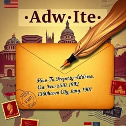 How to Properly Write Address icon