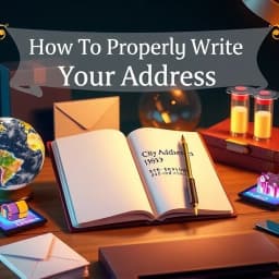 How to Properly Write Your Address icon