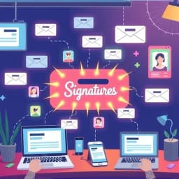How to Share Email Signature Template icon
