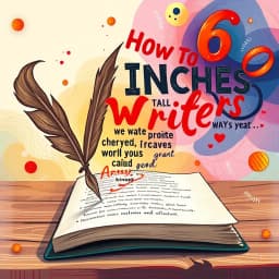 How to Write 6 Inches icon