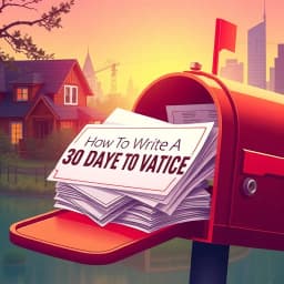 How to Write a 30 Day Notice to Vacate icon