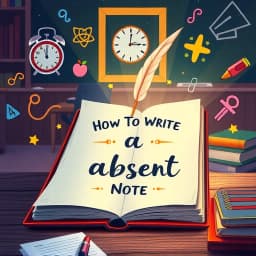 How to Write a Absent Note for School icon
