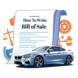 How to Write a Bill of Sale for a Car in CT icon